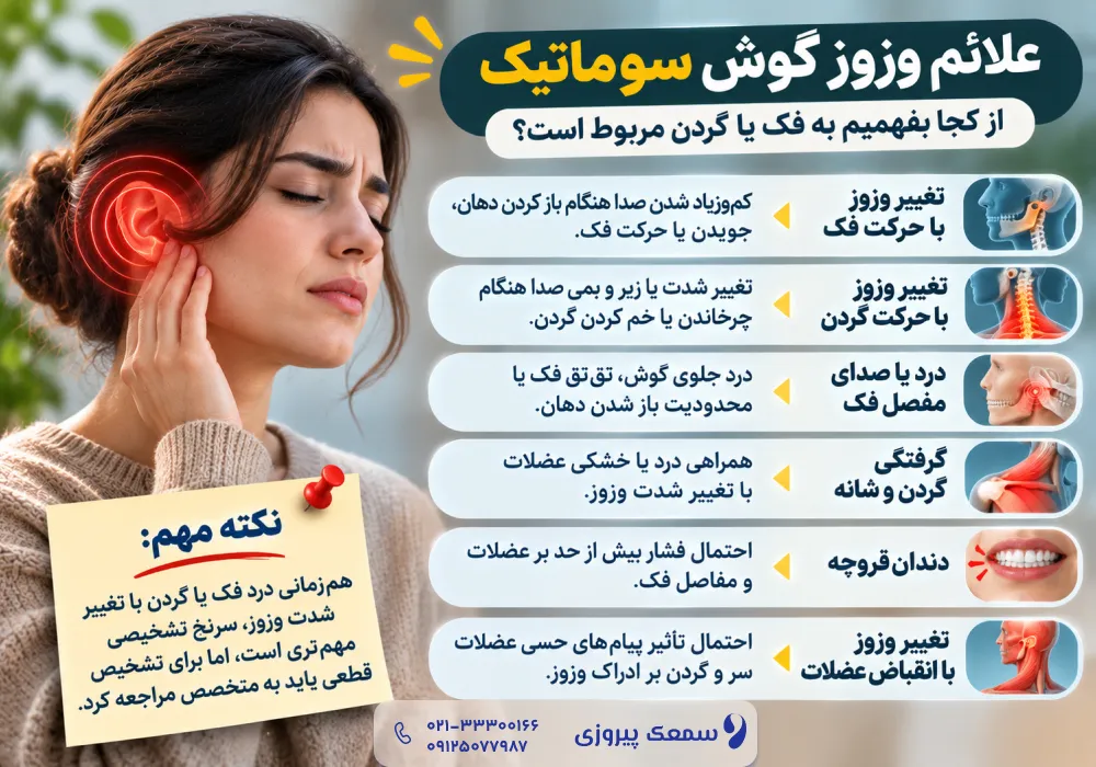 وزوز گوش سوماتیک